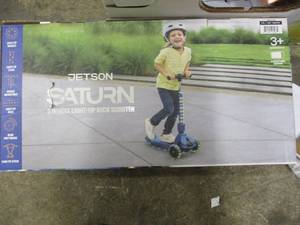 lot 239 image: Saturn 3 Wheel Light Up Scooter...