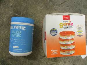 lot 248 image: Diaper Genie Refills and Vital Prot...
