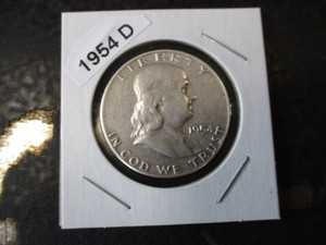 17. 1954-D Franklin Silver Half Dollar