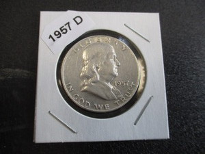 18. 1957-D Franklin Silver Half Dollar