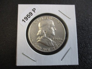 19. 1959-P Franklin Silver Half Dollar
