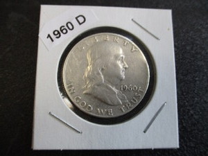 20. 1960-D Franklin Silver Half Dollar