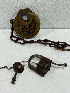 lot 1 image: Antique Locks