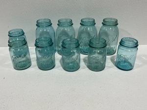 lot 42 image: Blue Ball Canning Jars