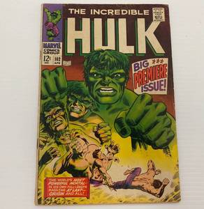 lot 15 image: 1968 Marvel Comics No. 102 The Incredible Hulk
