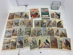 lot 29 image: Group Of Vintage Audubon Bird Cards By Allen Brooks, Sincair Farm And Home Book And Duluth Visitors Map