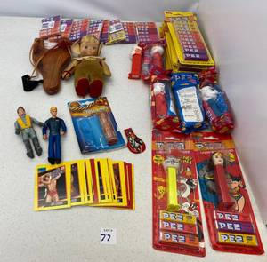 lot 77 image: Group Of Vintage Toys Including Pez