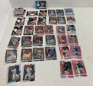 lot 81 image: Group Of Misc. Sports Trading Cards Including Patch Cards And More