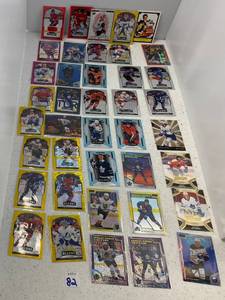 lot 82 image: Group Of Misc. Hockey Trading Cards Including Autos, Patch Cards, Prizms And More