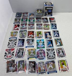 lot 87 image: Group Of Panini Prizm Baseball Trading Cards And More