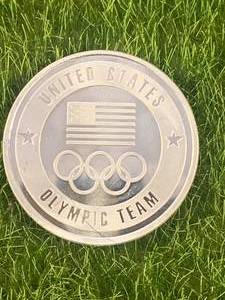 1oz .999 US Olympic Silver Round