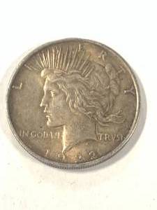 1922 Silver Peace Dollar