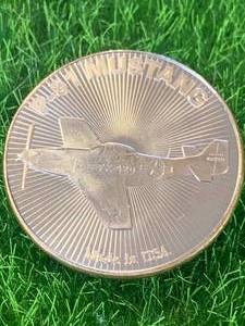 1oz .999 P51 Mustang Copper Round