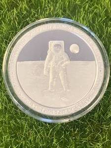 1 Ounce .999 Silver Apollo 11 Round