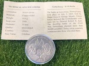 Battle of Gettysburg Coin