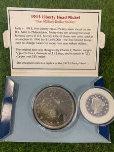 Million Dollar Nickel Replica Coins