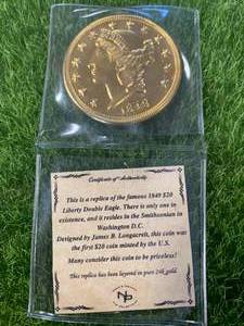 Replica 1849 $20 Double Eagle