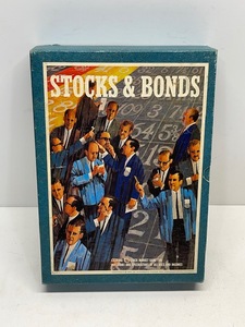 Vintage 3M Stocks & Bonds Bookshelf Game