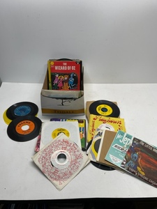 Assorted Vintage Vinyl 45s