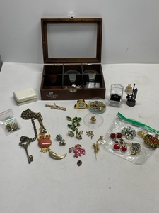 Jewelry Box and Assorted Jewelry