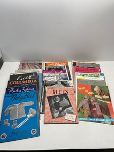 Large Assortment of Knitting and Crocheting Patterns