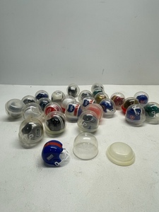 Vintage NFL Mini Helmets from Gumball Dispenser