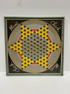 Vintage Chinese Checkers Game Board
