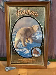 Hamms Beer Polar Bear Mirror