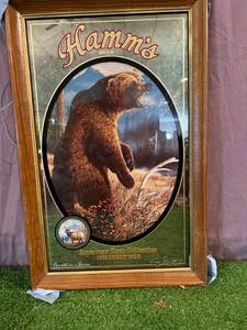 Hamms Beer Grizzly Bear Mirror