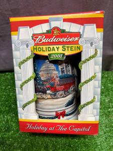 2001 Budweiser Holiday Stein