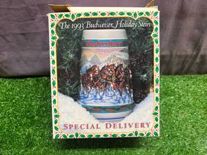 1993 Budweiser Holiday Stein