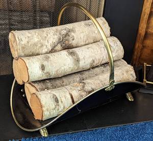 lot 43 image: Fireplace Tool Set and Log Holder