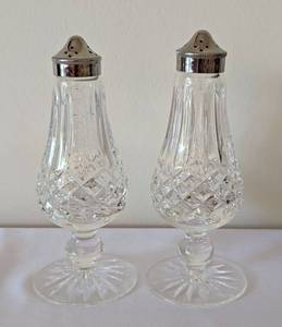 lot 57 image: Waterford Crystal Salt and Pepper Shakers