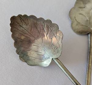 lot 58 image: Vintage Sterling Silver Straw Spoons- Teaspoons