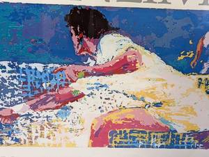 lot 67 image: Framed Leroy Neiman Tennis Print