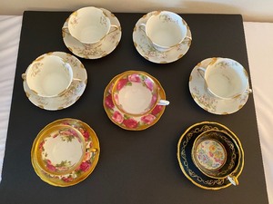 lot 127 image: Assortment of Vintage Teacups