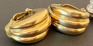 lot 116 image: Two Pairs of St. John Clip Earrings