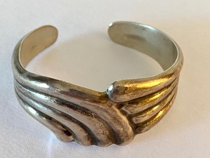 lot 108 image: Vintage Sterling Silver Cuff Bracelet