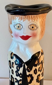 lot 103 image: Three Susan Paley Character Candle Holders