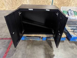Black Metal Cabinet
