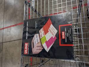 Uline Paper Printer Labels