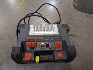 Black  Decker Portable Jump Starter and Tire Inflator