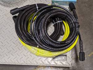 Lot of 3 Pressure Washer Hoses