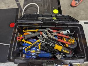 Husky Toolbox with Assorted Tools