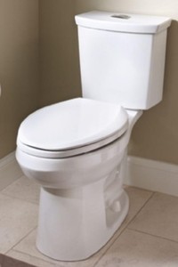 American Standard Cadet 3 Right Height 2-Piece 1.01.6 GPF Dual Flush Elongated Toilet in White 12 RI - COMPLETE.