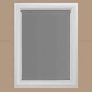 Bali Cut-to-Size Cut-to-Size Gray Cordless Blackout Fade resistant Roller Shades 55.25x72