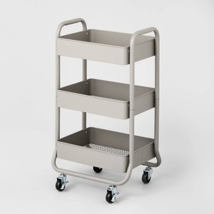 3 Tier Metal Utility Cart - Brightroom GRAY