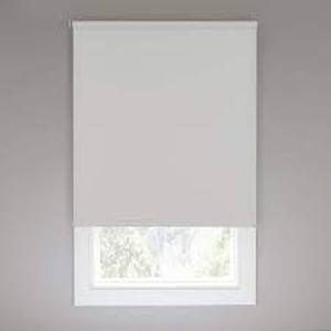 Cut-to-Size White Cordless Blackout Vinyl Roller Shade 73.25 in. W x 78 in. L