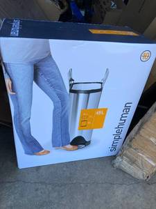 Simplehuman Step-On Stainless Steel Can