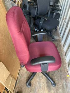 Burgundy Office Chair